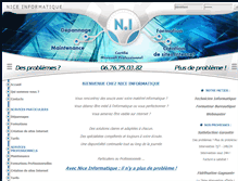 Tablet Screenshot of niceinformatique.fr